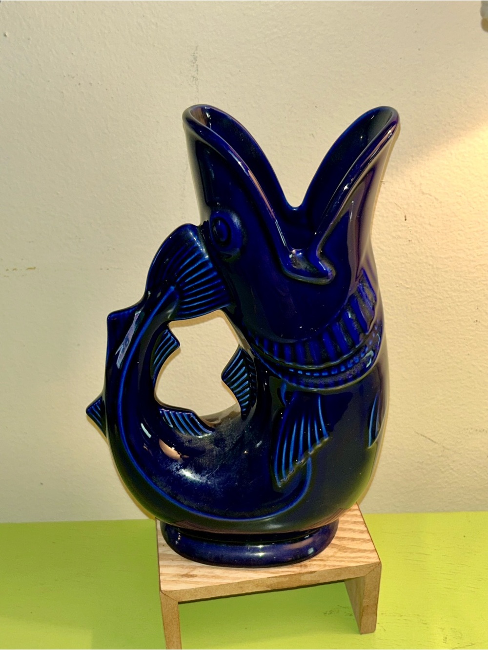 VINTAGE SHREVE GURGLING COD PITCHER